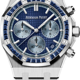 Audemars Piguet Royal Oak 41mm Chronograph White Gold Sapphire Set Bezel Blue Dial - 26240BC.SS.1320BC.01