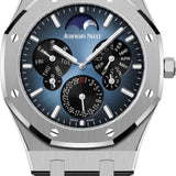 Audemars Piguet Royal Oak 41mm Perpetual Calendar Ultra-Thin Titanium Blue Dial - 26586TI.OO.1240TI.01