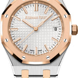 Audemars Piguet Royal Oak 34mm Rose Gold/Stainless Steel Silver Dial | 77450SR.OO.1361SR.02