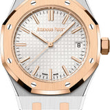 Audemars Piguet Royal Oak 37mm Rose Gold/Stainless Steel Silver Dial Watch - 15550SR.OO.1356SR.02.