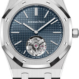 Audemars Piguet Royal Oak 39mm Flying Tourbillion Extra-Thin "50th Anniversary" Stainless Steel Blue Dial - 26670ST.OO.1240ST.01