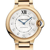 Cartier Ballon Bleu de Cartier Watch - Medium Pink Gold Case - Diamond Dial - WE902026